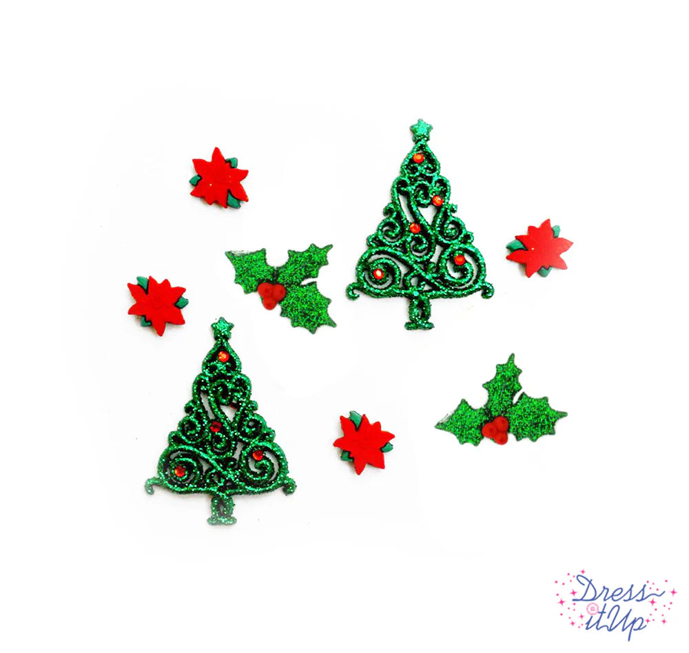 Dress It Up Christmas Elegance Buttons