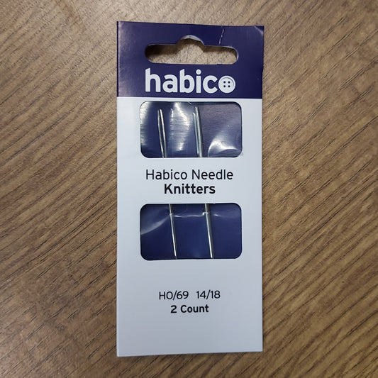 Habico Knitters Sewing Needles - 2pcs