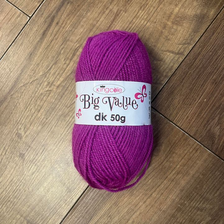 King Cole Big Value Double Knit 50g - Various Shades