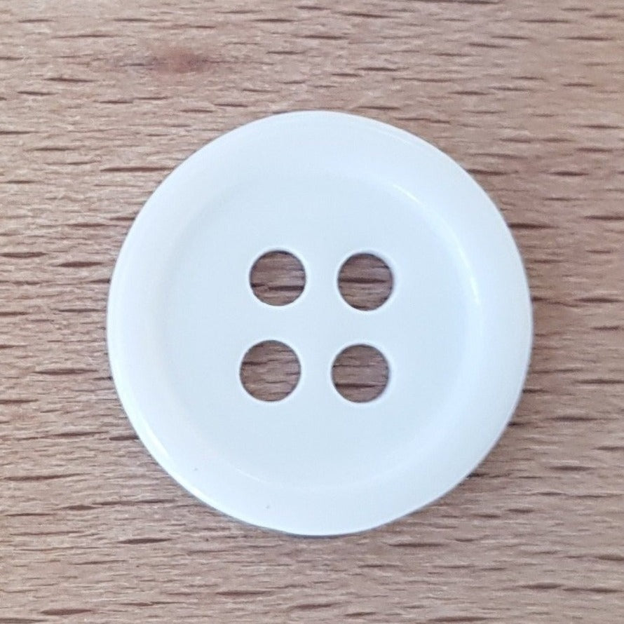 4 Hole Plastic Buttons 15mm/24 ligne