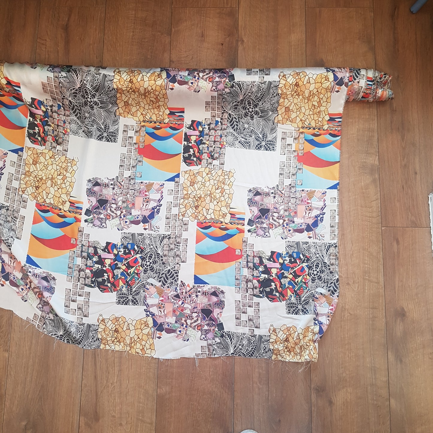 Digital Print Silky Satin Fabric - Various Prints