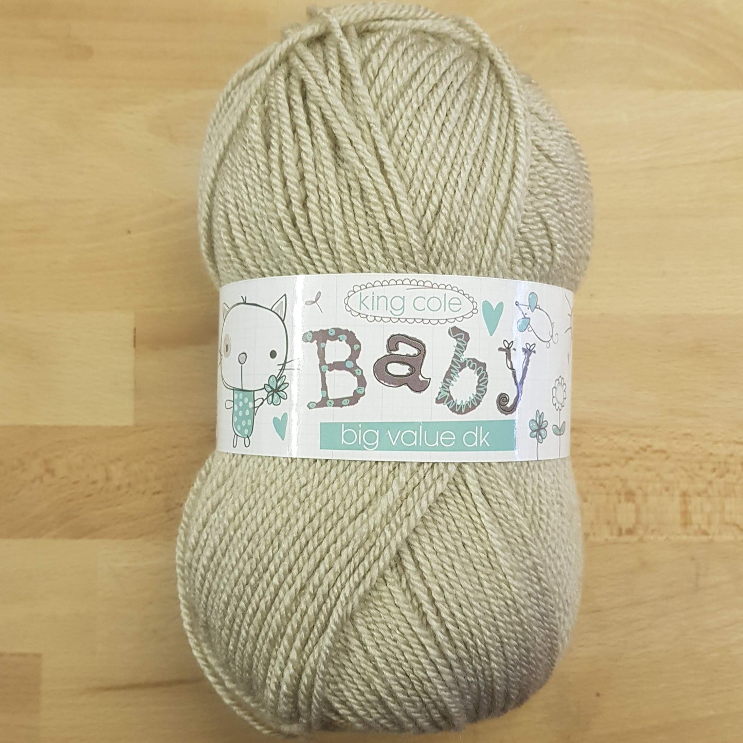 King Cole Big Value Baby Double Knit Wool 100g - Various Shades