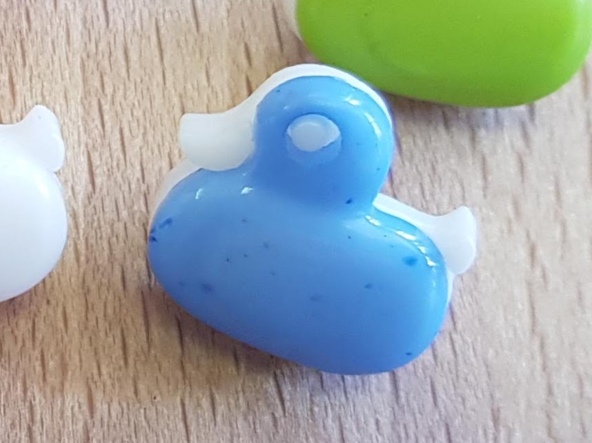 Plastic Duck Buttons