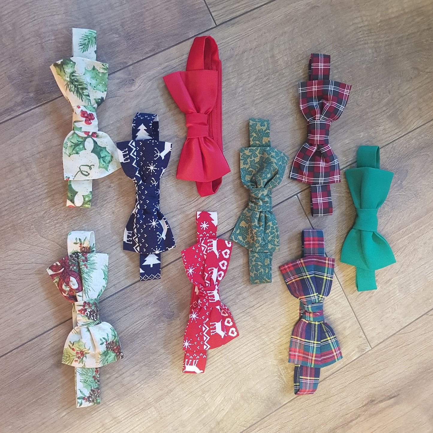 Handcrafted Boys Reversable Christmas Waistcoats and Dickie Bowties