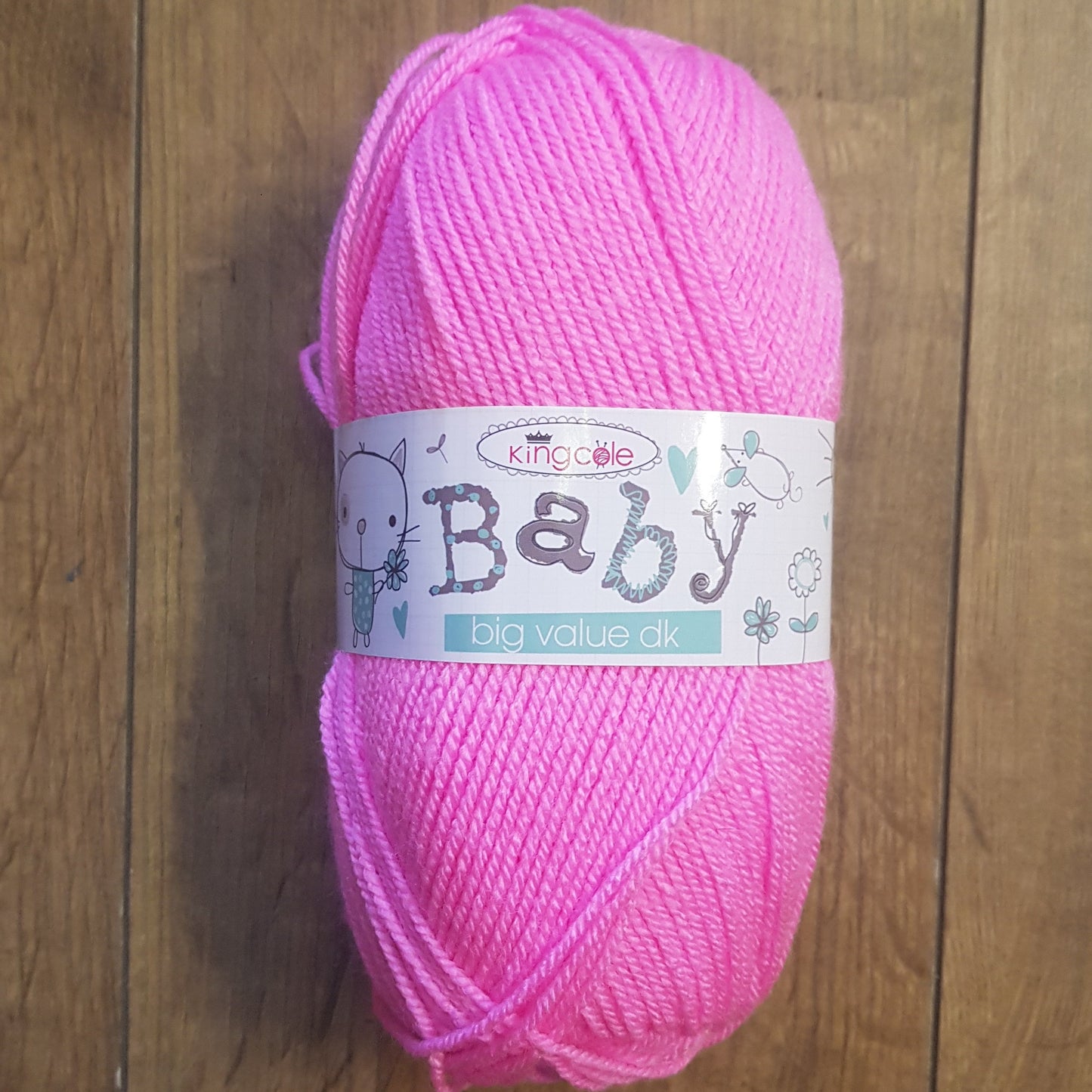 King Cole Big Value Baby Double Knit Wool 100g - Various Shades