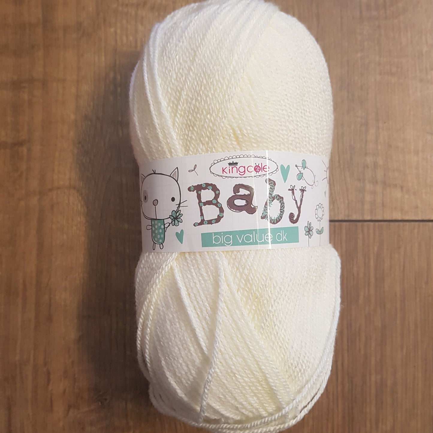 King Cole Big Value Baby Double Knit Wool 100g - Various Shades