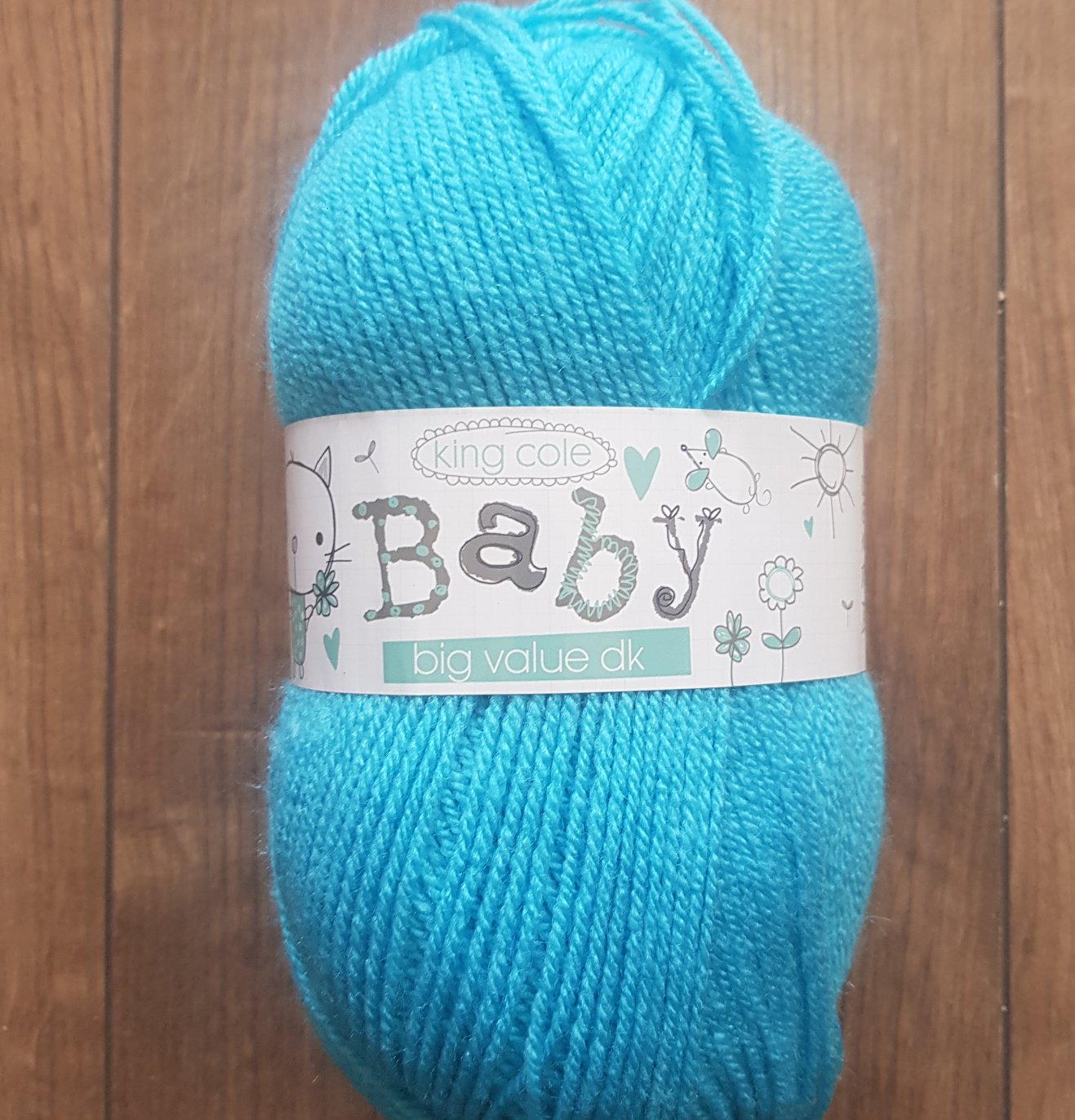 King Cole Big Value Baby Double Knit Wool 100g - Various Shades