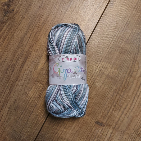 King Cole Giza Cotton Sorbet 4ply Wool 50g - Various Shades