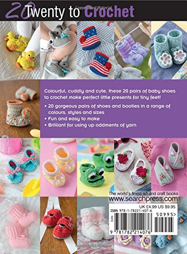 20 to Crochet - Crocheted Baby Shoes Pattern Book