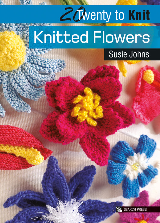 20  to Knit - Knitted Flowers Pattern Book