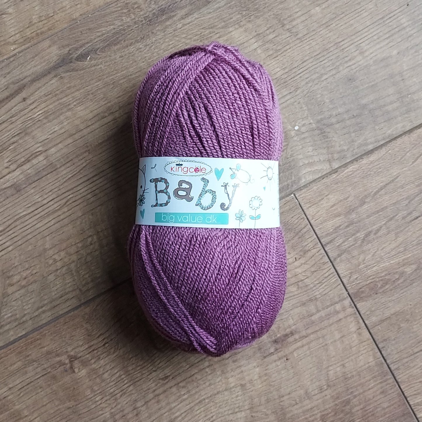 King Cole Big Value Baby Double Knit Wool 100g - Various Shades