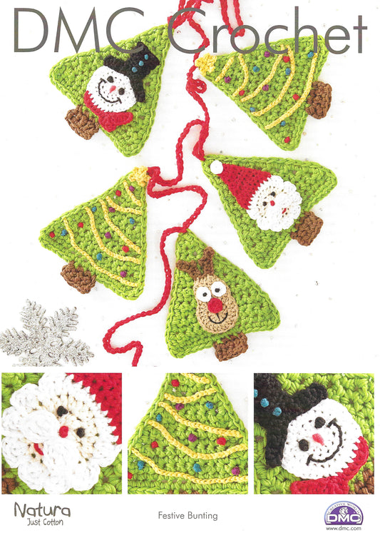 DMC Festive Bunting 4ply Crochet Pattern