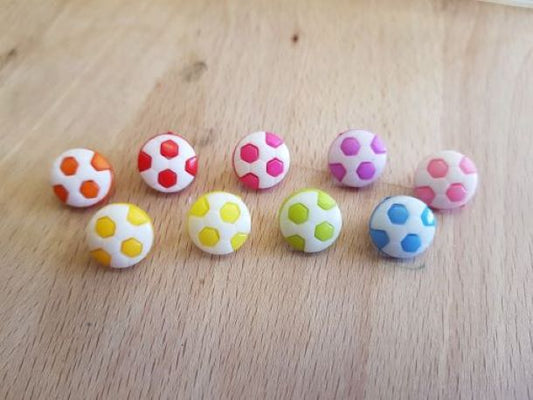Plastic Football Buttons