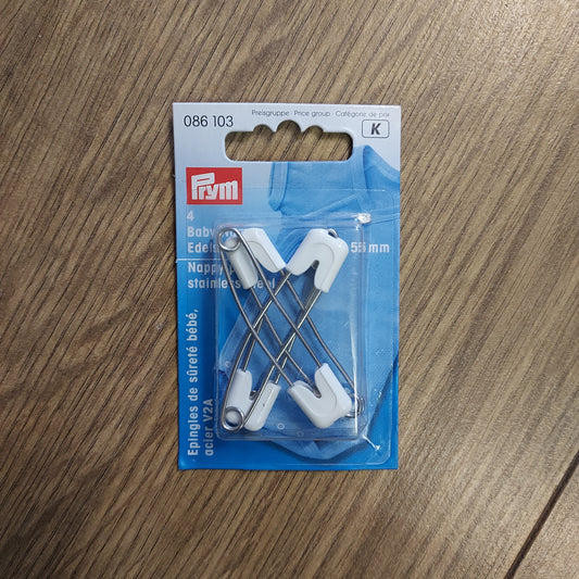 Prym Stainless Steel Nappy Safety Pins