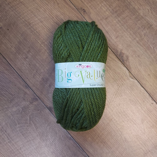King Cole Big Value Super Chunky Wool 100g - Various Shades