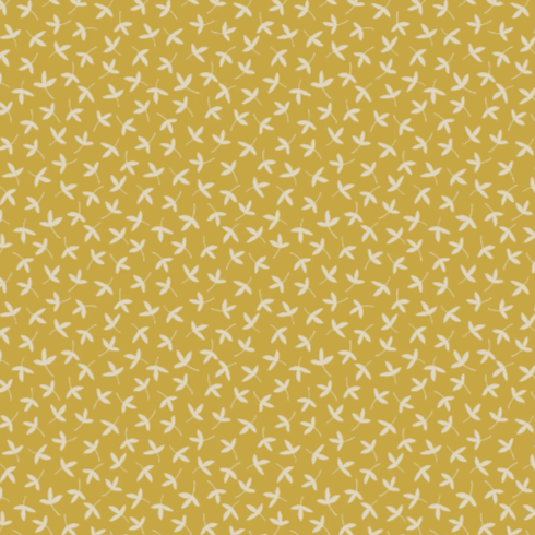 Lewis and Irene Mojolica Yellow Mustard Cotton Fabric
