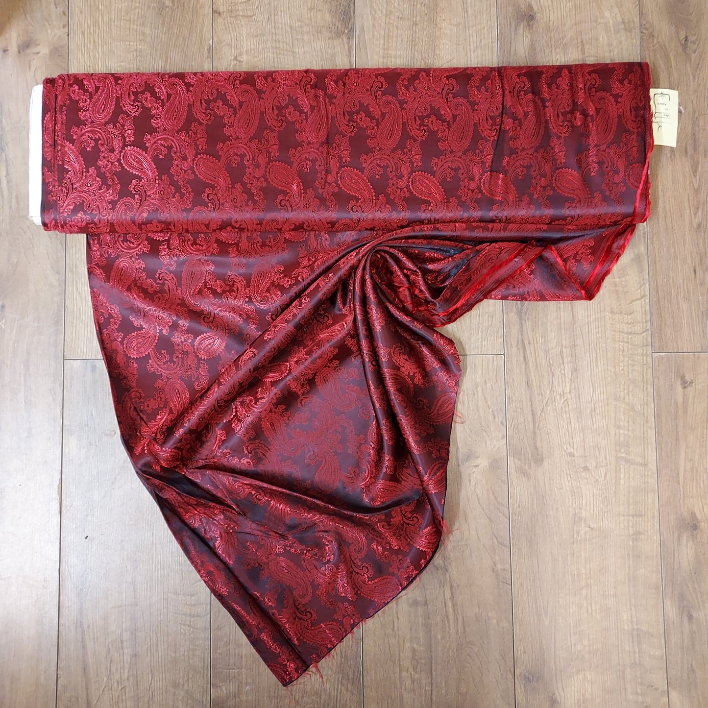 Paisley Jacquard Polyester Lining Fabric - Various Colours