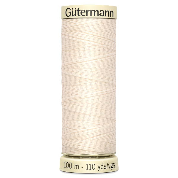 Gutermann Sew All 100% Polyester Thread TKT 120 110yds/100m - (Colours 400 - 999)