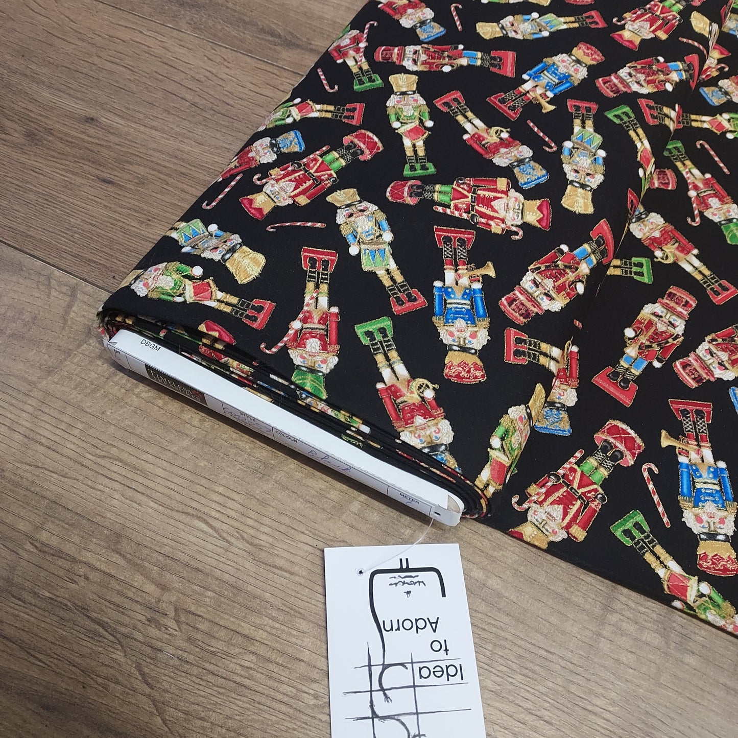 Timeless Treasures Nutcrackers and Canes Cotton Fabric