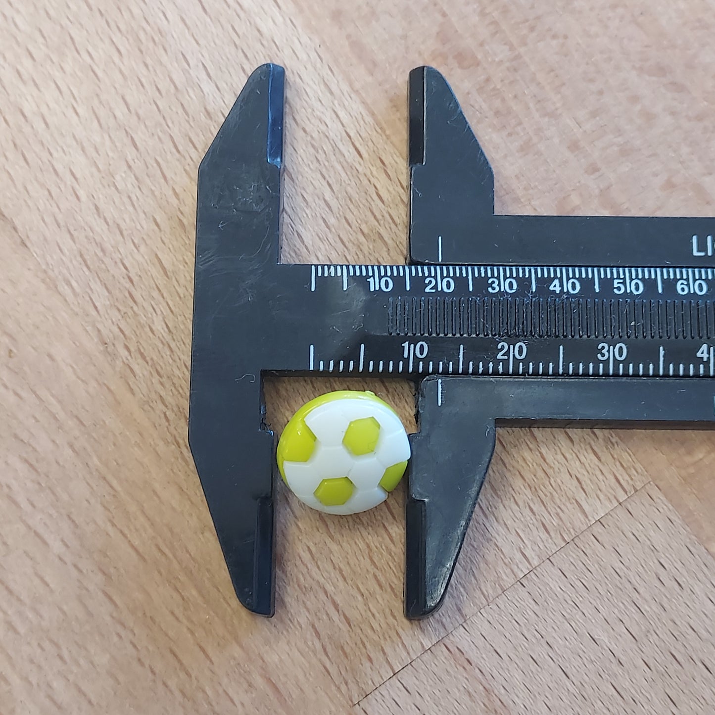 Plastic Football Buttons 13mm - Various Colours