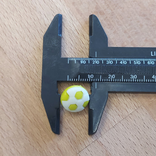 Plastic Football Buttons 13mm - Various Colours