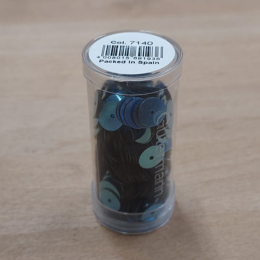 Gutermann Pailletten 6mm Flat Sequins - Various Colours