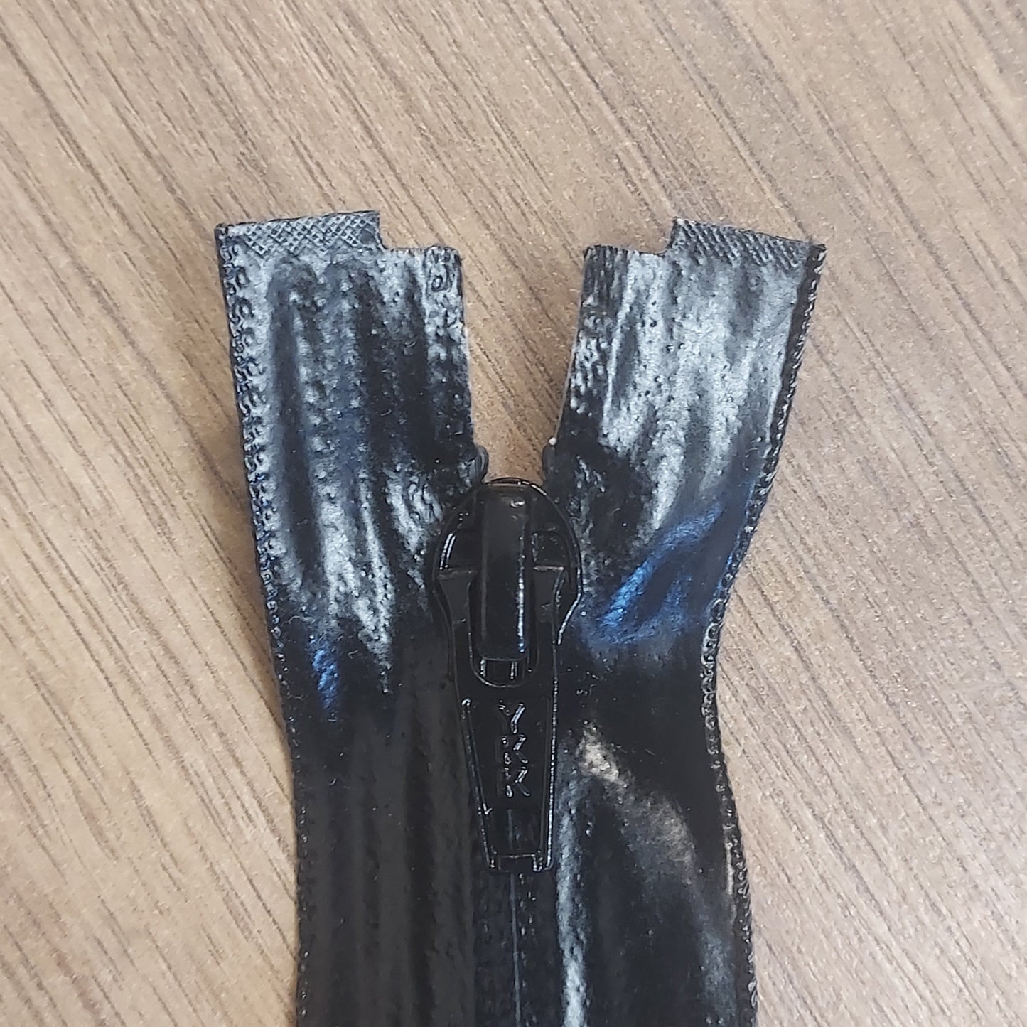 Black  Reverse Coil Zip 30in/76cm - Coated or Non-Coated