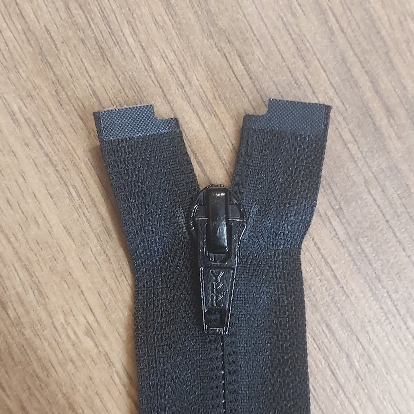 Black  Reverse Coil Zip 30in/76cm - Coated or Non-Coated