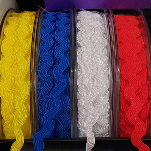 5mm Ric Rac - Various Colours