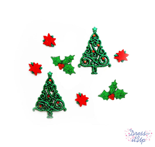 Dress It Up Christmas Elegance Buttons