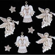 Dress It Up Glitter Angels Buttons