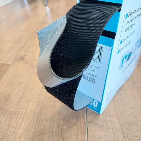 Heavy Duty Hook and Loop Tape (Velcro) - Stick and Stick
