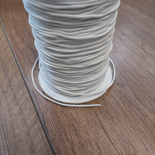 3mm Round Elastic - Various Colours