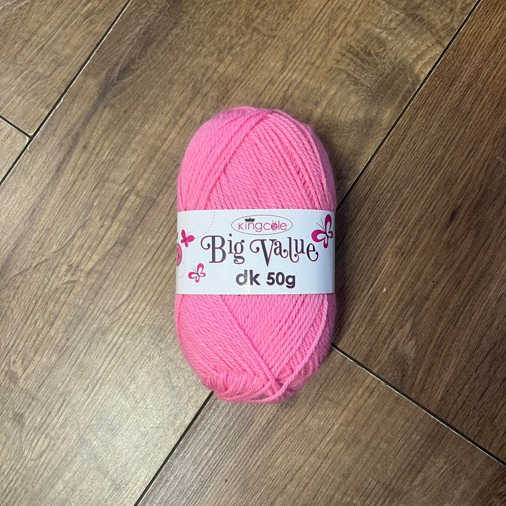King Cole Big Value Double Knit 50g - Various Shades