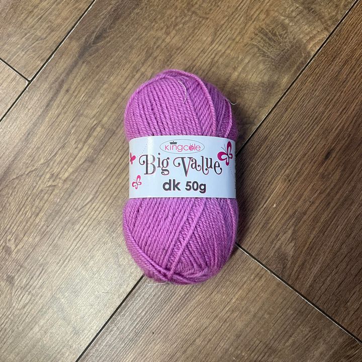 King Cole Big Value Double Knit 50g - Various Shades
