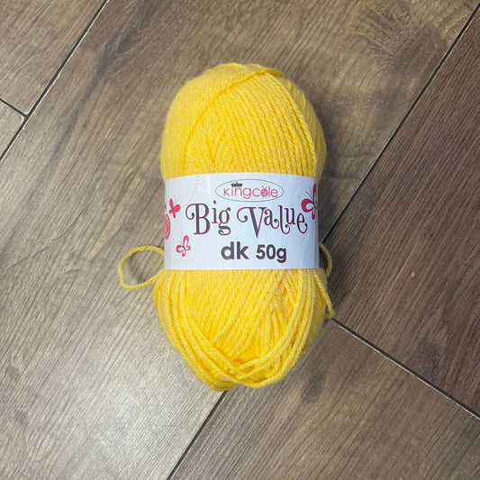 King Cole Big Value Double Knit 50g - Various Shades