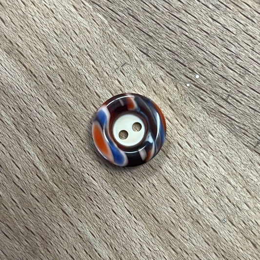 Stripe Pattern 2 Hole Button - Various
