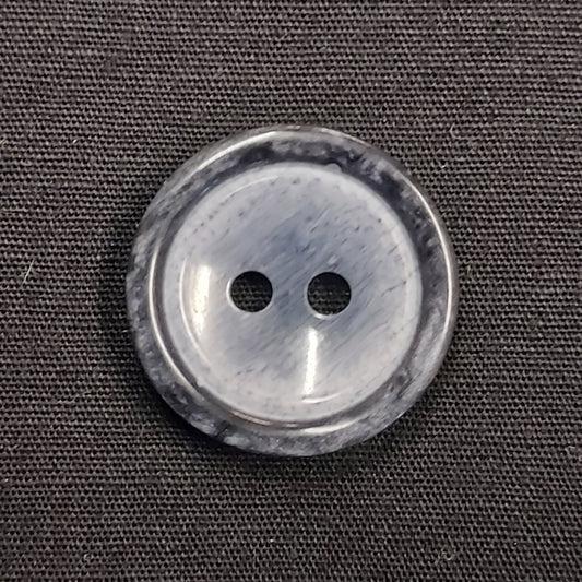 Navy Blue Mottled Buttons - 18mm