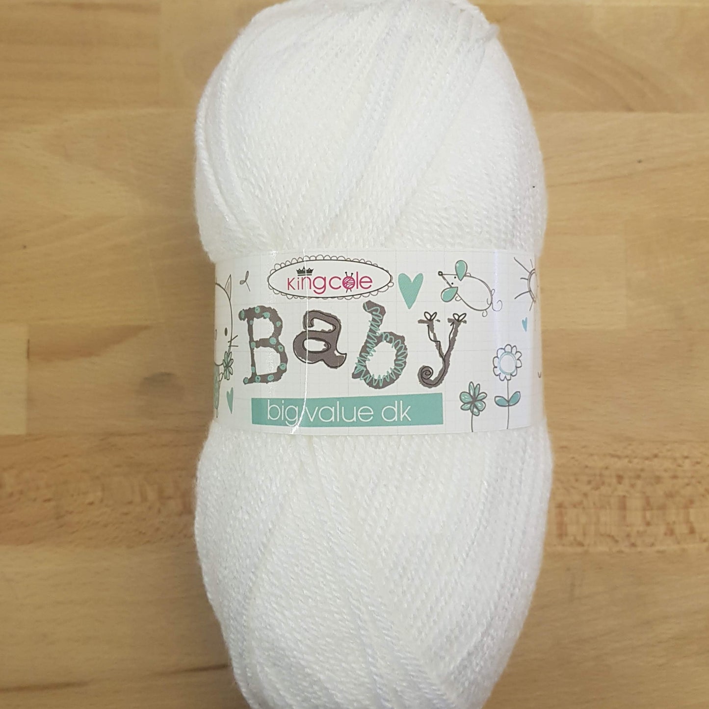 King Cole Big Value Baby Double Knit Wool 100g - Various Shades