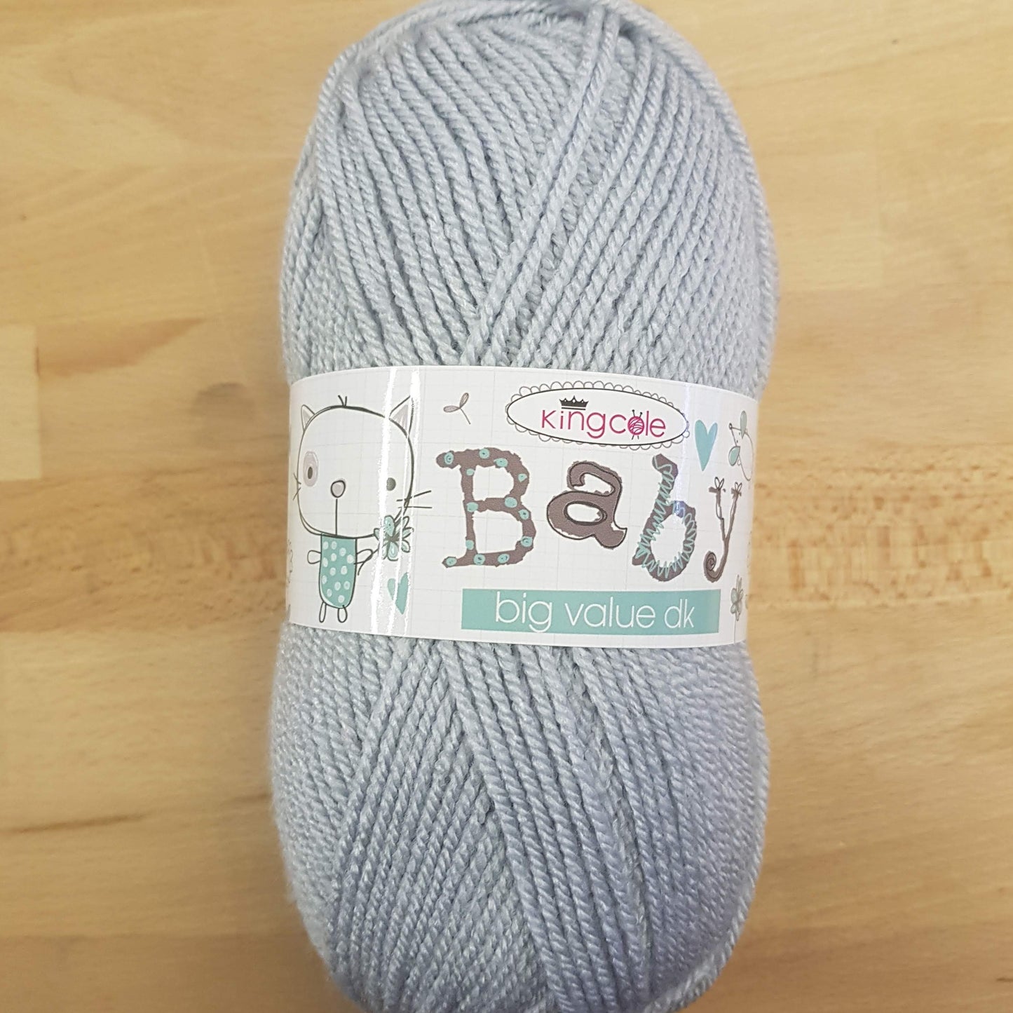 King Cole Big Value Baby Double Knit Wool 100g - Various Shades