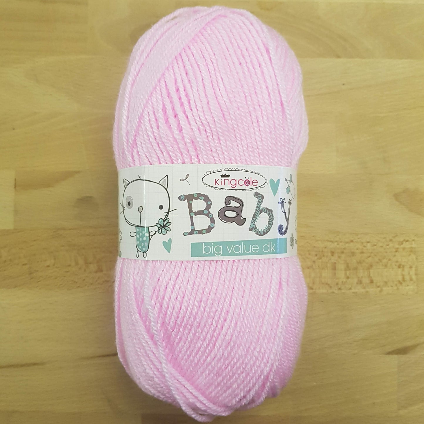 King Cole Big Value Baby Double Knit Wool 100g - Various Shades