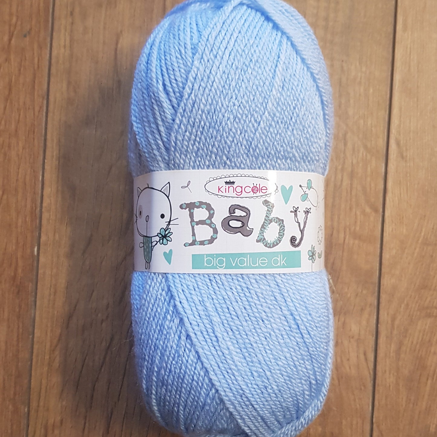 King Cole Big Value Baby Double Knit Wool 100g - Various Shades