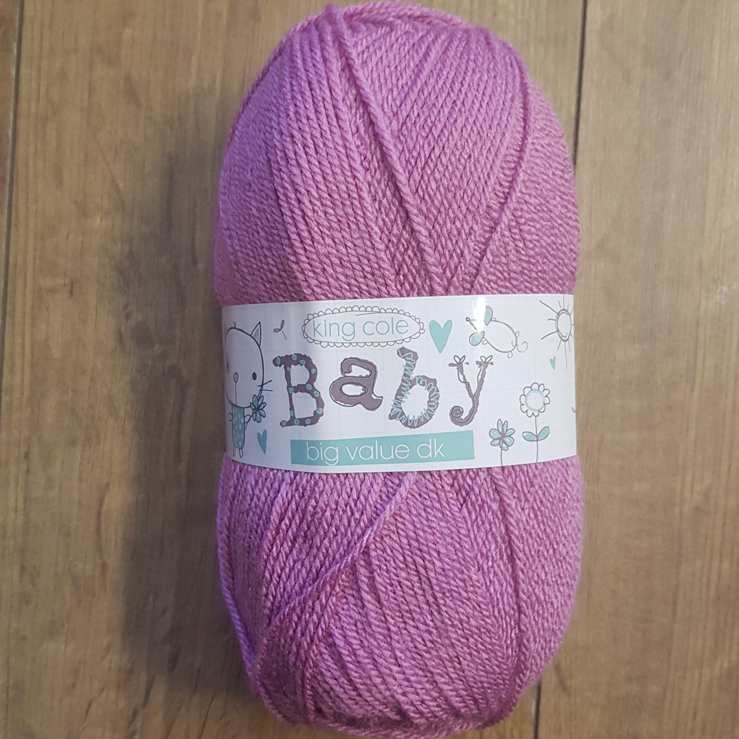 King Cole Big Value Baby Double Knit Wool 100g - Various Shades