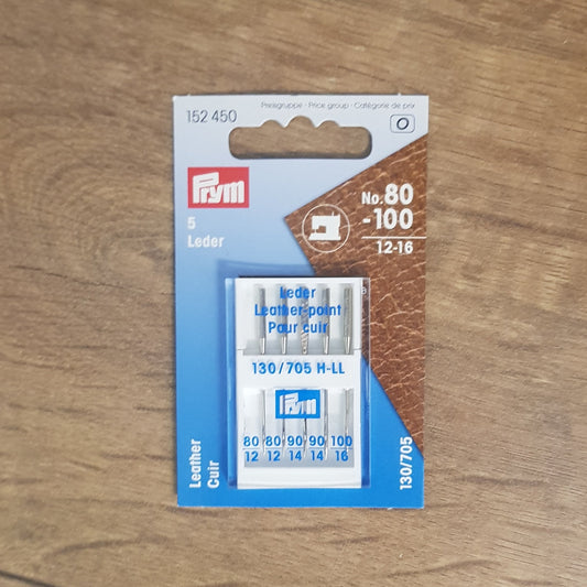 Prym Leather Machine Needles (80 - 100) - 5pcs