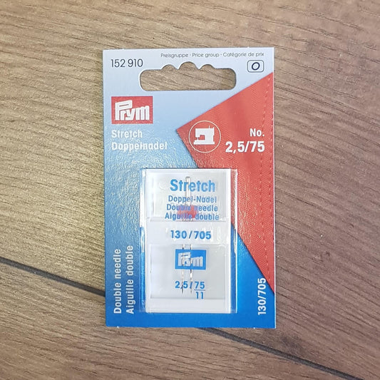 Prym Twin Stretch Sewing Machine Needle