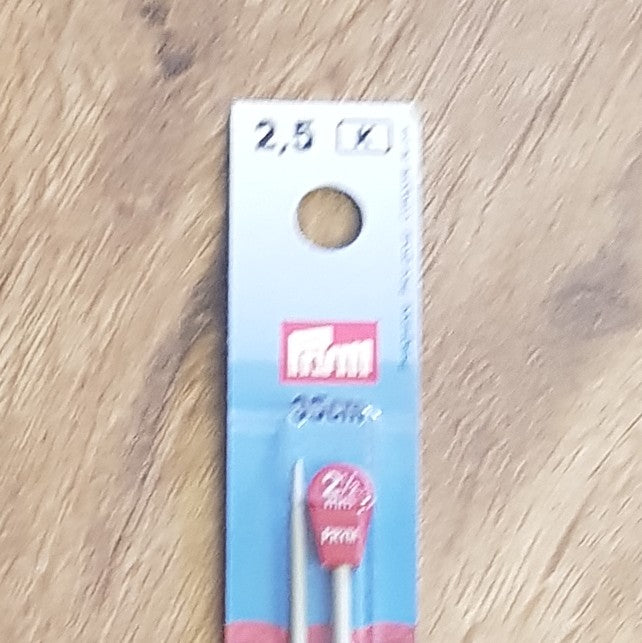 Prym Aluminium Single Pointed Knitting Needles Knitting Pins - 35mm Length