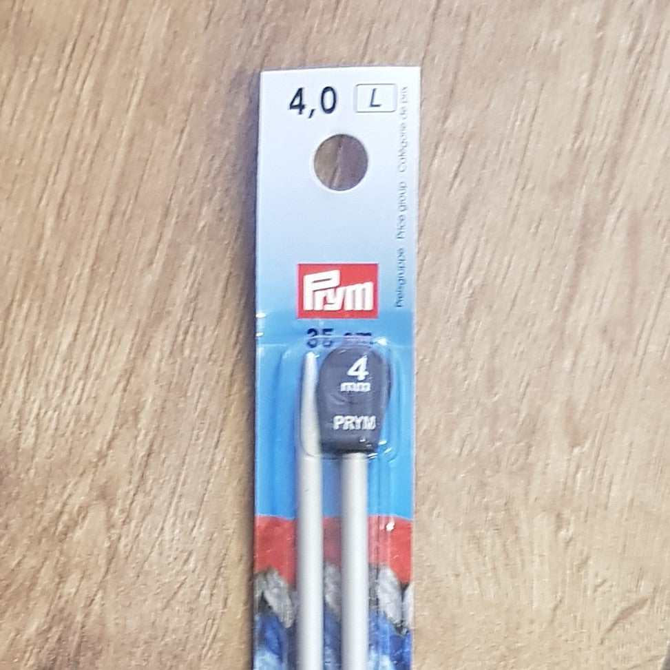 Prym Aluminium Single Pointed Knitting Needles Knitting Pins - 35mm Length