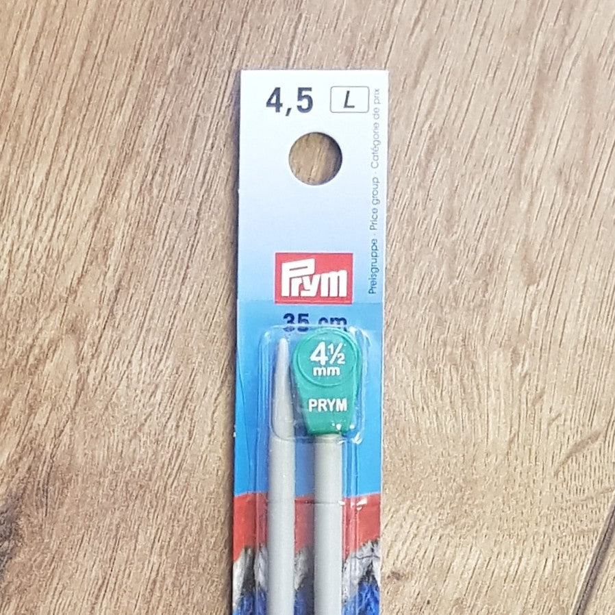 Prym Aluminium Single Pointed Knitting Needles Knitting Pins - 35mm Length