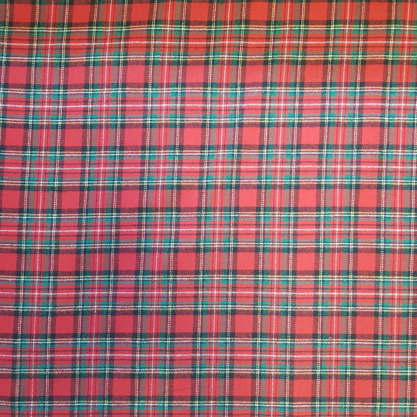 Brushed Tartan Cotton Fabric