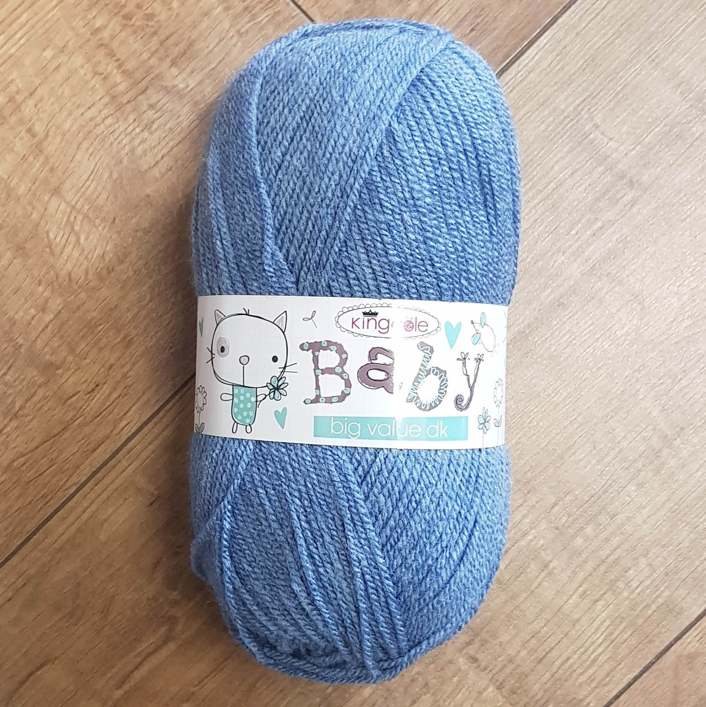 King Cole Big Value Baby Double Knit Wool 100g - Various Shades